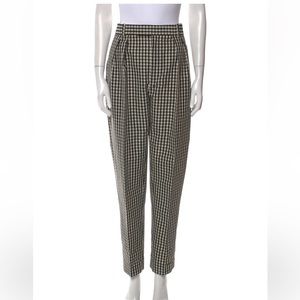 Magdeline Gingham Tapered Trousers